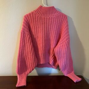 Pink h and m conscious sweater